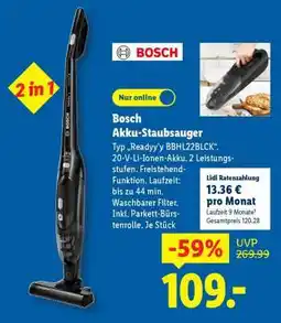 Lidl BOSCH Akku-Staubsauger Angebot
