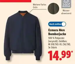 Lidl Esmara Men Bomberjacke Angebot