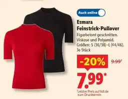 Lidl Esmara Feinstrick-Pullover Angebot