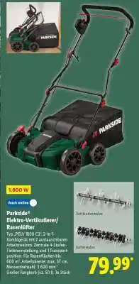 Lidl PARKSIDE Elektro-Vertikutierer/Rasenlüfter Angebot