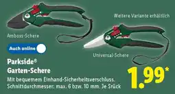 Lidl PARKSIDE Garten-Schere Angebot