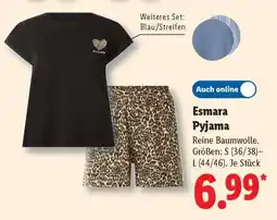 Lidl Esmara Pyjama Angebot