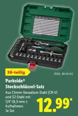 Lidl Parkside Steckschlüssel-Satz Angebot