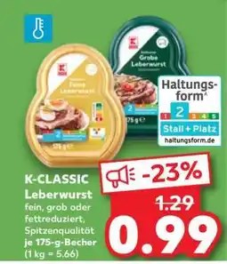 Kaufland K-CLASSIC Leberwurst Angebot