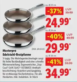Lidl Masterpro Edelstahl-Bratpfanne Angebot