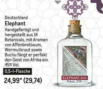 METRO Elephant Gin Angebot