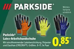 Lidl PARKSIDE Latex-Arbeitshandschuhe Angebot