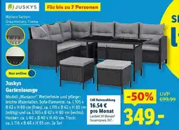 Lidl Juskys Gartenlounge Angebot