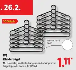 Lidl W5 Kleiderbügel Angebot