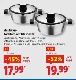 Lidl Masterpro Kochtopf mit Glasdeckel Angebot