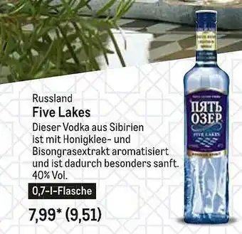 METRO Russland Five Lakes Angebot