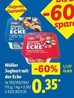 Lidl MÜLLER Joghurt mit der Ecke Angebot