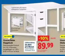 Lidl LIVARNO home Klapptisch Angebot
