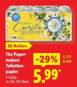 Lidl THE PAPERMAKERS Toilettenpapier Angebot