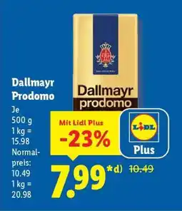 Lidl Dallmayr Prodomo Angebot