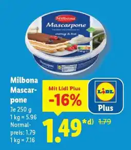 Lidl Milbona Mascarpone Angebot