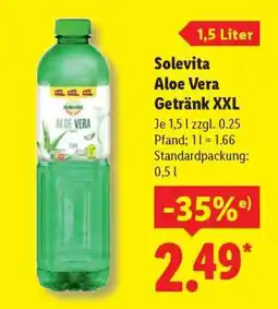 Lidl Solevita Aloe Vera Getränk XXL Angebot