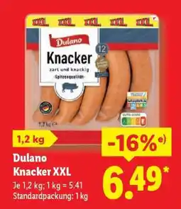 Lidl Dulano Knacker XXL Angebot