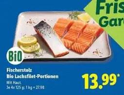 Lidl Fischerstolz Bio Lachsfilet-Portionen Angebot