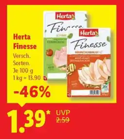 Lidl Herta Finesse Angebot