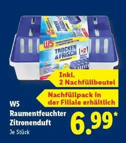 Lidl W5 Raumentfeuchter Zitronenduft Angebot
