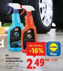 Lidl W5 Felgenreiniger/Insektenentferner Angebot
