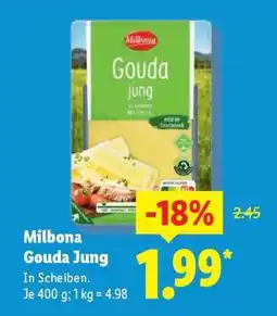 Lidl Milbona Gouda jung Angebot