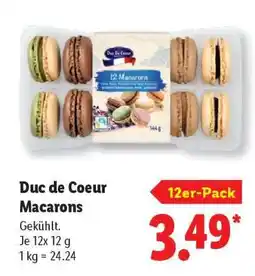 Lidl Duc de Coeur Macarons Angebot