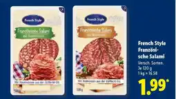 Lidl French Style Französische Salami Angebot