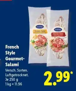 Lidl French Style Gourmet-Salami Angebot