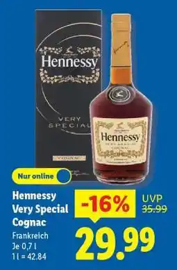Lidl Hennessy Very Special Cognac Angebot