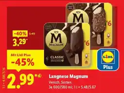 Lidl Langnese Magnum Angebot
