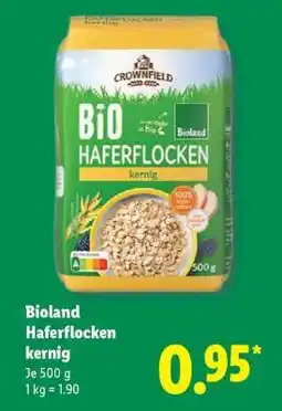 Lidl Bioland Haferflocken kernig Angebot