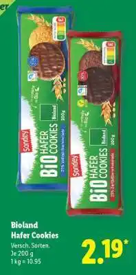 Lidl Bioland Hafer Cookies Angebot