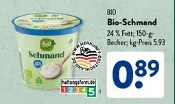 Aldi Süd Bio-Schmand Angebot