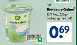 Aldi Süd Bio-Saure-Sahne Angebot