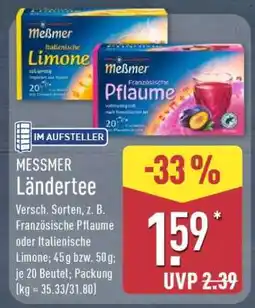 Aldi Nord Meßmer Ländertee Angebot