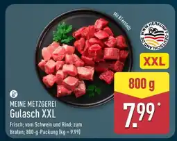 Aldi Nord MEINE METZGEREI Gulasch XXL Angebot