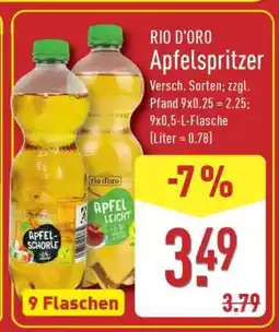 Aldi Nord RIO D'ORO Apfelspritzer Angebot