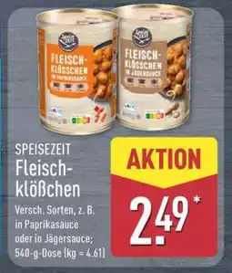 Aldi Nord SPEISEZEIT Fleischklößchen Angebot