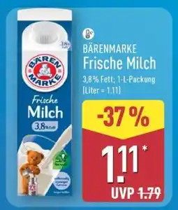 Aldi Nord Bärenmarke Frische Milch Angebot