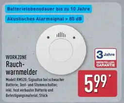 Aldi Nord WORKZONE Rauchwarnmelder Angebot