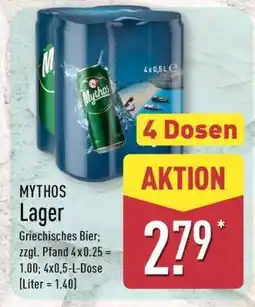 Aldi Nord MYTHOS Lager Angebot