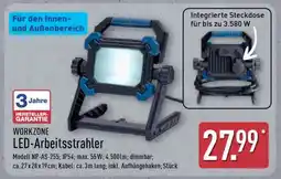 Aldi Nord WORKZONE LED-Arbeitsstrahler Angebot