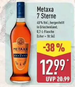 Aldi Nord METAXA 7 Sterne Angebot