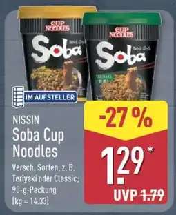 Aldi Nord NISSIN Soba Cup Noodles Angebot