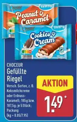 Aldi Nord CHOCEUR Gefüllte Riegel Angebot