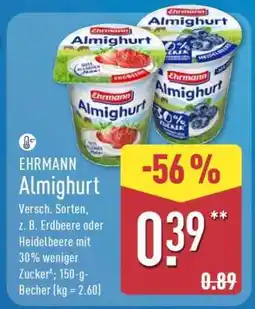 Aldi Nord EHRMANN Almighurt Angebot
