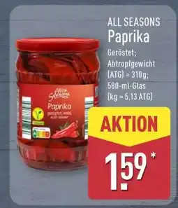 Aldi Nord ALL SEASONS Paprika Angebot
