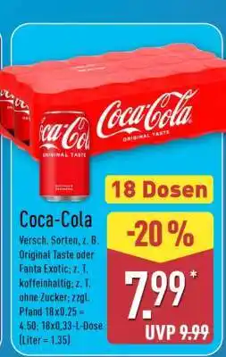 Aldi Nord Coca-Cola Angebot